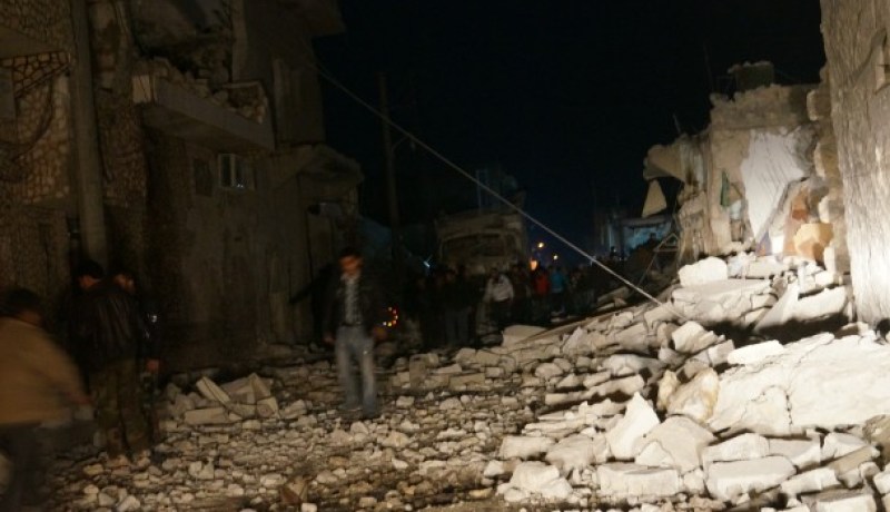 45 قتيلا على الأقل في قصف بصاروخي  سكود  في حلب
