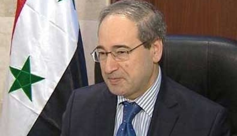 المقداد يؤكد أن الأنباء التي يروجها الغرب عن احتمال استخدام دمشق  أسلحة كيماوية ذريعة للتدخل في  البلاد