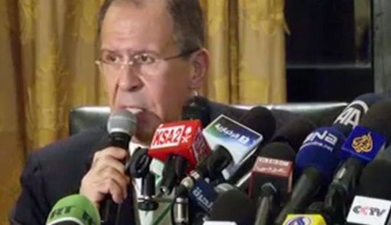 لافروف: روسيا هي الدولة الوحيدة التي تتعامل مع الحكومة والمعارضة السورية معا على أساس بيان جنيف