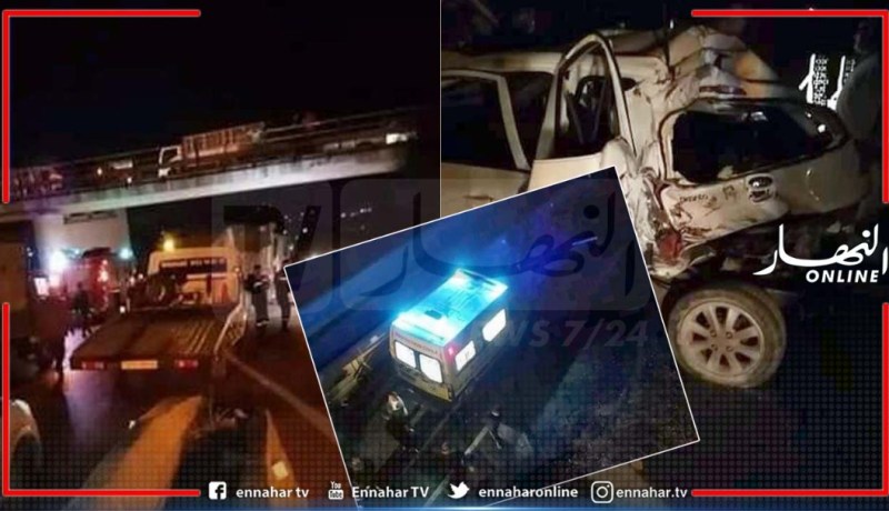 بالصور.. قتيل و7 جرحى في حادث مرور تسلسلي بفريحة في تيزي وزو
