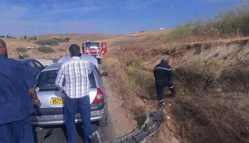 الشلف: إصابة إمرأتين وطفل في إنحراف سيارة بعين أمران