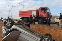 الشلف: 5 جرحى في إصطدام بين سيارتين بوادي الفضة