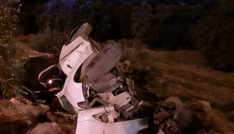 بالصور.. قتيل في إنقلاب سيارة بسيدي عامر في الشلف