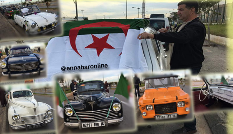 بالفيديو..السيارات العتيقة تجوب شوارع العاصمة