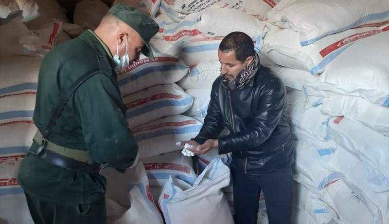 النعامة: حجز 120قنطار من الفرينة و640 علبة شيبس منتهية الصلاحية
