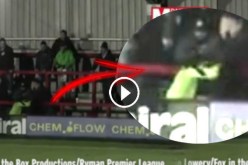 بالفيديو حارس مرمى يجرب الملاكمة مع الجمهور ويتعرض لضرب مبرح