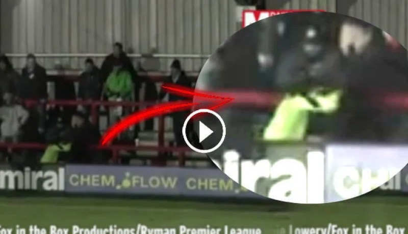 بالفيديو حارس مرمى يجرب الملاكمة مع الجمهور ويتعرض لضرب مبرح