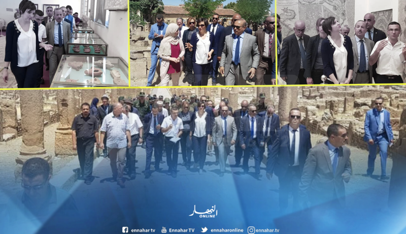 مرداسي تفتتح مهرجان تيمڤاد وتزور المدينة الأثرية بباتنة