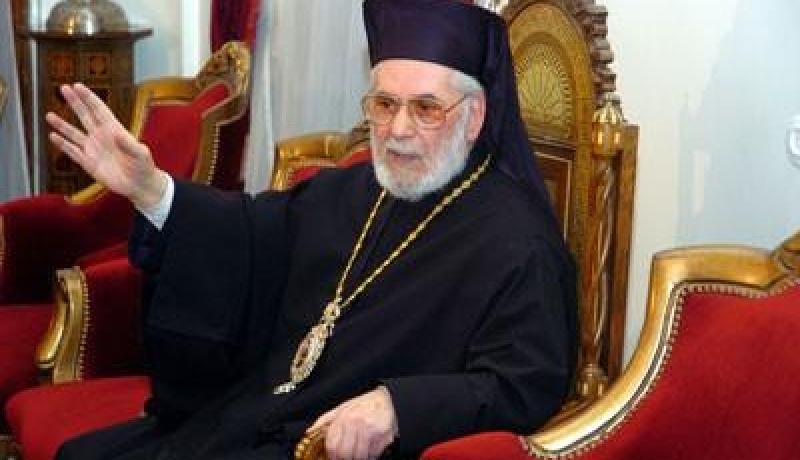 تشييع بطريرك انطاكية وسائر المشرق للروم الارثوذكس في سوريا