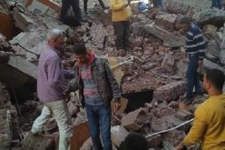 قتلى ومصابين في إنهيار بناية من 3 طوابق في مصر