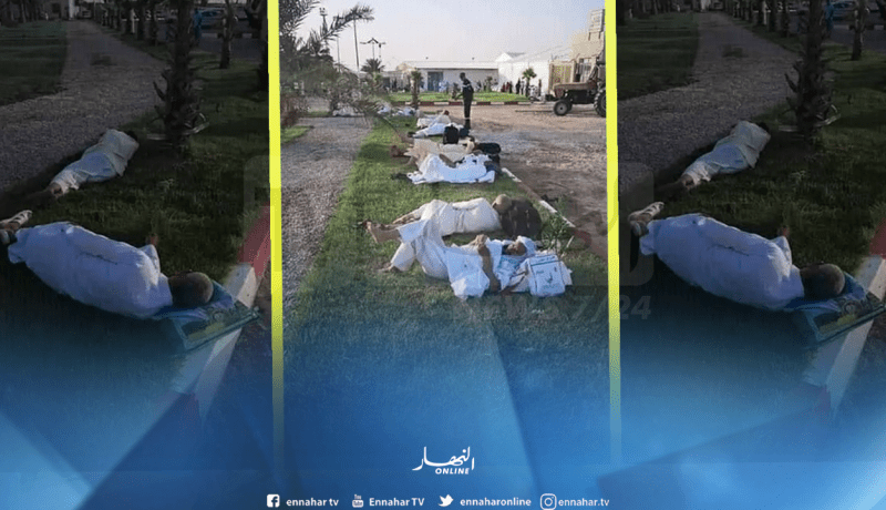 ورقلة: ضيوف الرحمان يفترشون الأرض بعد تأجيل رحلتهم