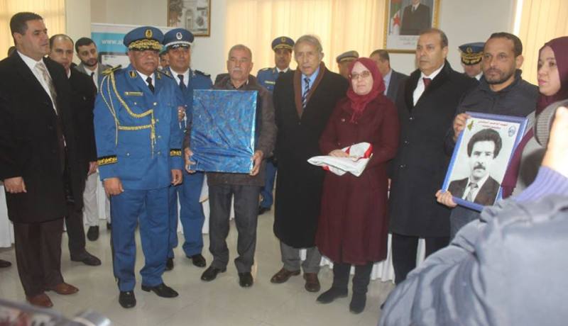 لهبيري يكرم مفتش الشرطة الراحل”محمد سحنون” بالشلف