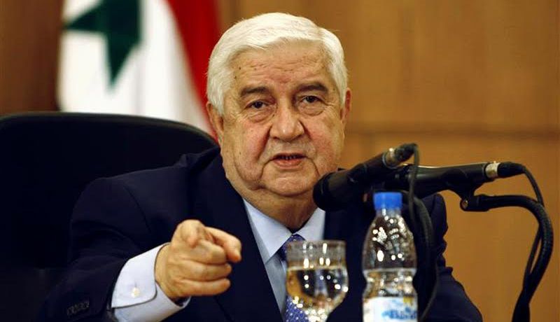 المعلم يؤكد ضرورة منع تسرب الإرهابيين إلى سوريا من تركيا والأردن
