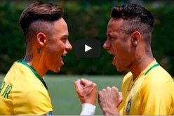 بالفيديو.. نيمار يصاب بالذهول بعد رؤية توأمه بقميص البرازيل