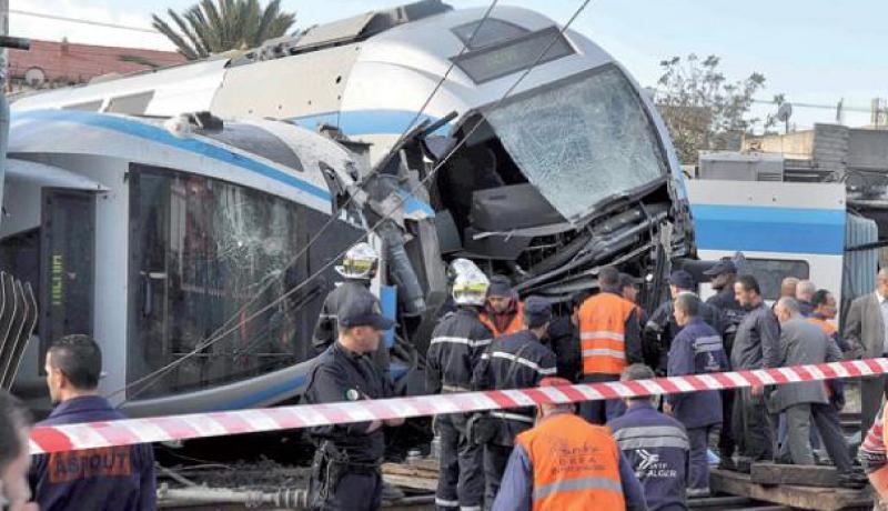 وفاة 3 أشخاص في حادث اصطدام قطار بسيارة في مستغانم