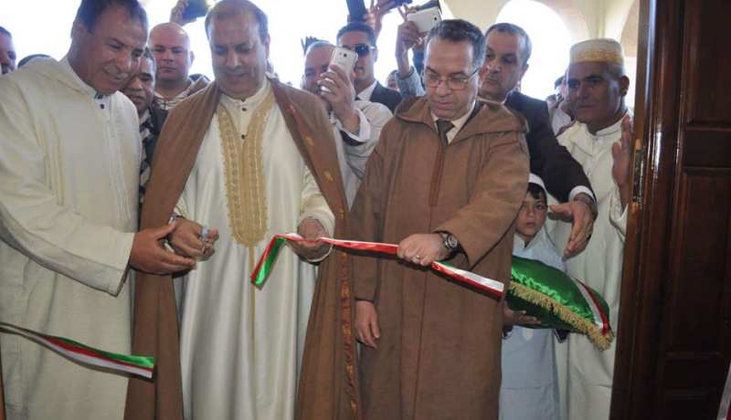بالصور.. زمالي يدشن مسجد الزبير إبن العوام بالشلف
