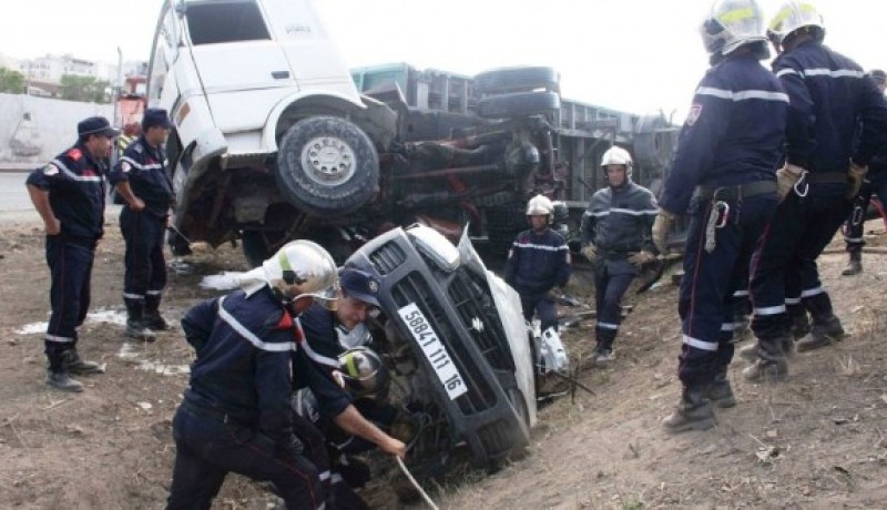 وفاة شخص إثر حادث مرور بالبيض