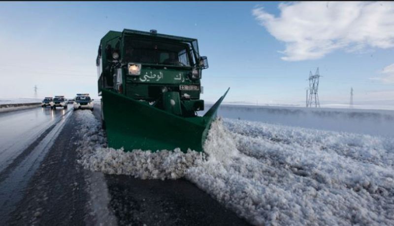 هذه هي قائمة الطرقات المغلقة بالولايات التي تشهد حصارا بسبب الثلوج
