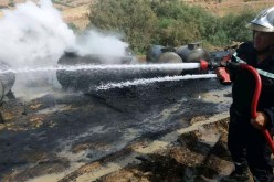 الشلف: إندلاع حريق مهول في 5 صهاريج من الزفت بأم الدروع