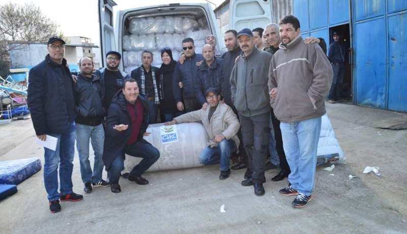 المستشفى الجامعي ابن رشد بعنابة ينظم حملة لمساعدة المتضررين من الفيضانات