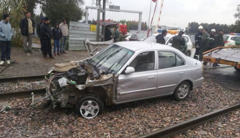 إصابة شخص بجروح إثر اصطدام قطار بسيارة سياحية قرب تاجنانت في ميلة