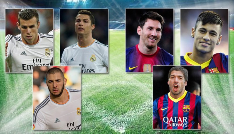 ثلاثي هجوم مدريدي يواجه آخر برشلوني في كلاسيكو الأرض