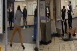 بالفيديو لحظة إعتقال منفذ الهجوم الإرهابي في محطة للمترو شرق لندن