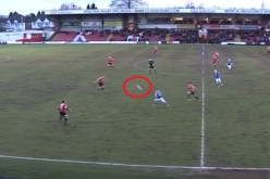 بالفيديو لاعب مغمور يسجل هدفا على طريقة ستانكوفيتش من منتصف الملعب