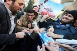 احتجاجات في طهران على رسوم صحيفة شارلي إيبدو