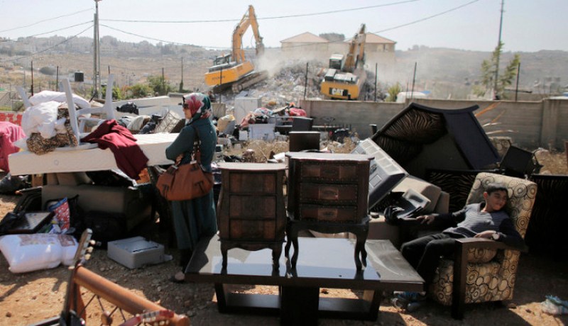 إسرائيل شردت أكثر من 1170 فلسطينيا عام 2014