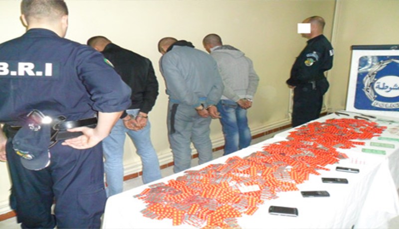 حجز أكثر من 5500 قرص مهلوس وتوقيف 12 شخصا في سكيكدة
