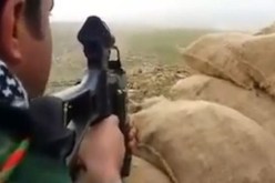 بالفيديو انتحاري ينفجر قبل وصوله لحاجز للبيشمركة