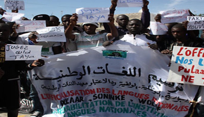 زنوج موريتانيون يتظاهرون في نواقشوط للمطالبة بالمساواة