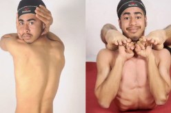 بالفيديو  شاب مطاطي يحظى بشهرة عالمية