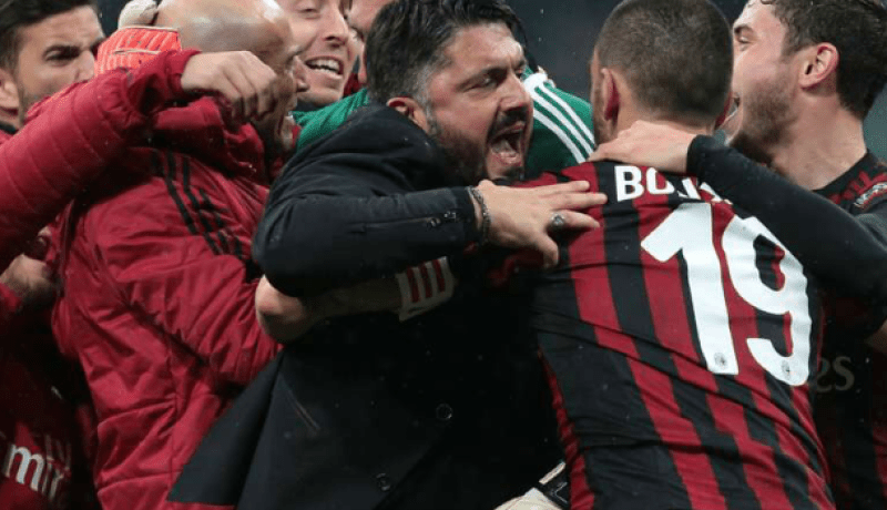 بالفيديو.. لاعبو الميلان يضربون “غاتوزو” لهذا السبب !