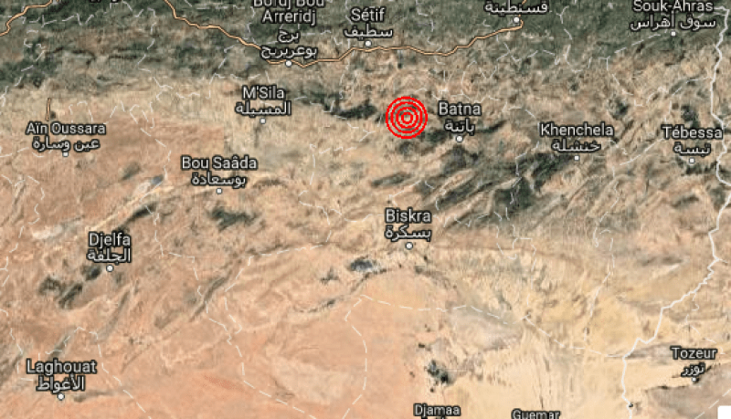 هزة أرضية تضرب باتنة