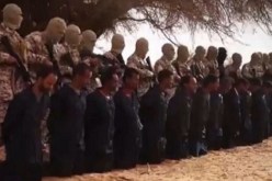 بالصور داعش ينشر تسجيلا لإعدام 28 إثيوبيا مسيحيا في ليبيا