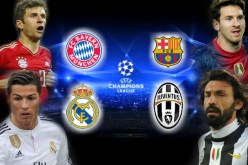 الريال والبايرن وبرشلونة ويوفنتوس في ربع نهائي رابطة أبطال أوروبا