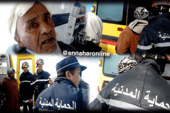 الحماية المدنية بالبيض تنقل مرضى القصورالكلوي بسبب الثلوج