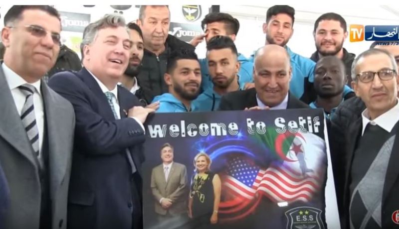 بالفيديو.. سفير الولايات المتحدة الأمريكية يزور مقر وفاق سطيف