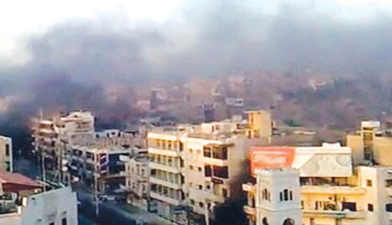 عاجل ناشطون 7 قتلى بدير الزور بسوريا