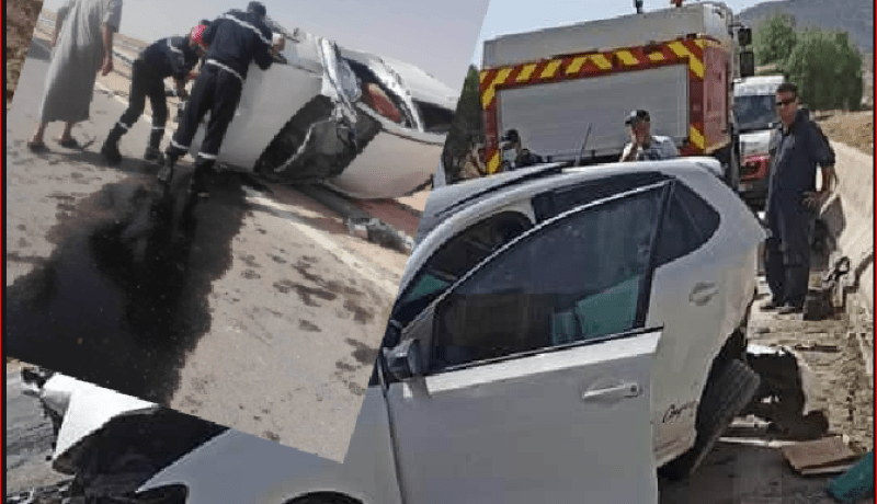 4 ضحايا في حادث مرور بالأغواط
