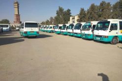 سائقو النقل الجماعي يحتجون امام مقر ولاية الاغواط