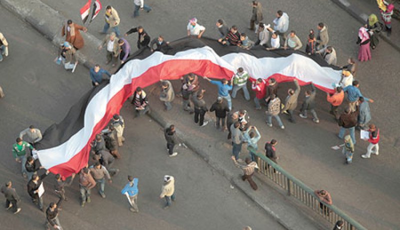 مصر: مظاهرات بميدان التحرير تأييدا للجيش والشرطة في مكافحة الإرهاب