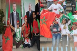 حوالي 500 مناصر مغربي ساندوا الأسـود وهتفـوا لـ''الخضـر