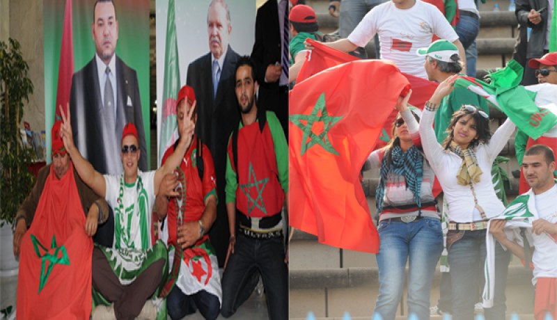 حوالي 500 مناصر مغربي ساندوا الأسـود وهتفـوا لـ''الخضـر