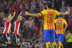 بالفيديو  بيلباو يسجل على برشلونة هدف عالمي