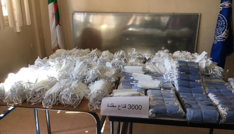 مصالح الأمن تحجز 3 آلاف كمامة مصنوعة بمواد مشبوهة ومجهولة المصدر بعنابة