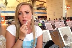 بالفيديو فتاة تنجو بأعجوبة من كارثة الطائرة الروسية في سيناء
