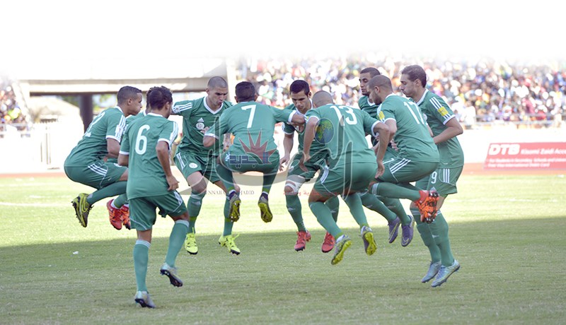 الخضر يعودون واللاعبون يجمعــون على تحقيق الفوز في تشاكر